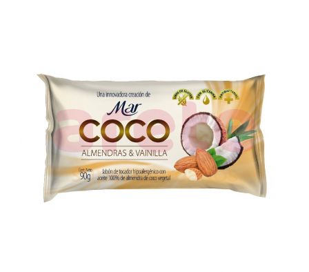 MAR JABON COCO ALMENDRAS/VAINILLA 90GR