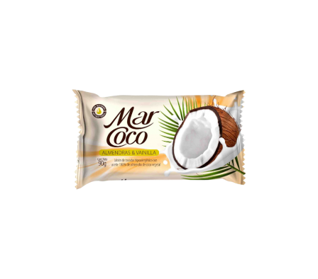 MAR JABON COCO ALMENDRAS/VAINILLA 90GR