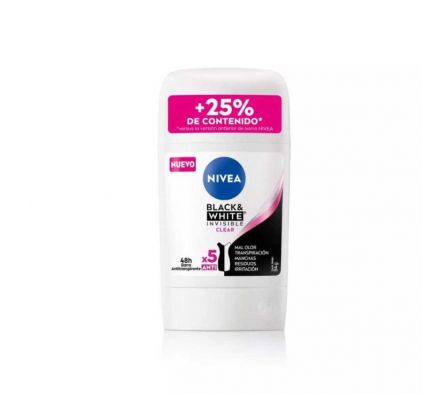 NIVEA DEO STICK CLEAR FEM 50ML