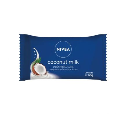 FL NIVEA JABON UNITARIO COCONUT MIL 1X125GR