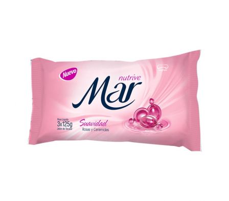 MAR JABON NUTRIVE ROSA 375GR