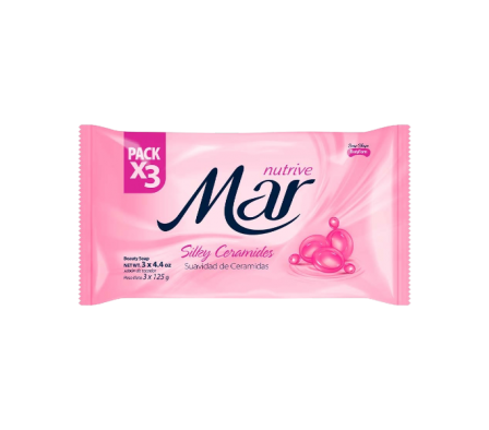 MAR JABON NUTRIVE ROSA 375GR