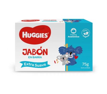 HUGGIES JABON EN BARRA 6X12 75GRA