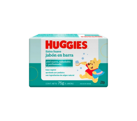 HUGGIES JABON EN BARRA 6X12 75GRA