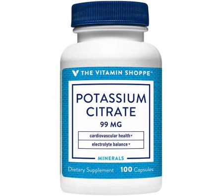 VITAMIN S. POTASSIUM CITRATE FCO X 100 CAPS