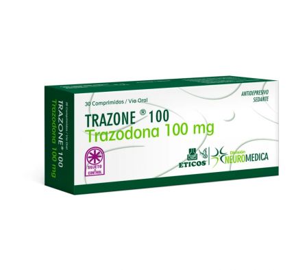 TRAZONE 100 MG CAJA X 30 COMP