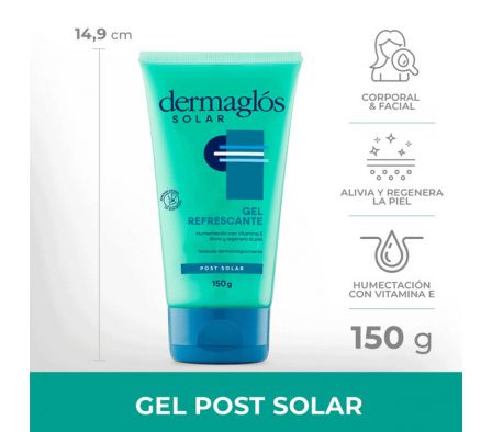 DERMAGLOS SOLAR POS SOLAR GEL REFRESCANTE 150G