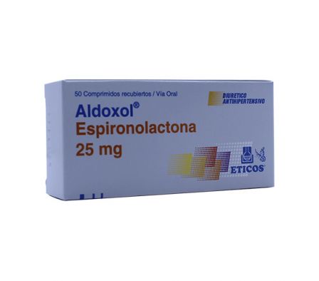 ALDOXOL 25MG TABL. CAJA X 50