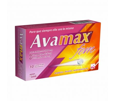 AVAMAX FEM CAJA X 10 COMPRIMIDOS