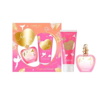 JEANNE ARTHES AMORE MIO TROPICAL CRUSH EDP - Estuche de Navidad 2023 100 ML + B. LOTION 200 ML -