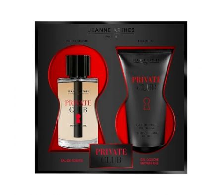 JEANNE ARTHES PRIVATE CLUB EDT - ESTUCHE 100 ML + SHOWER GEL 150 ML