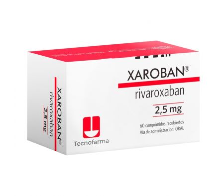 XAROBAN 2.5MG CAJA X 60 COMP