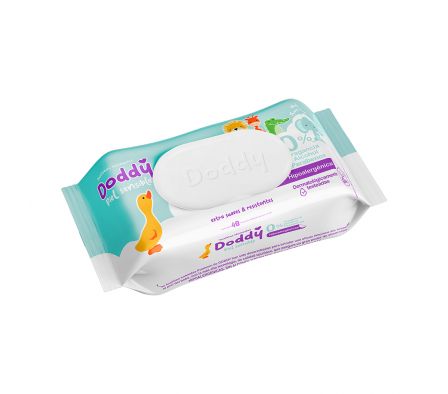 DODDY TOALLITAS HUMEDAS PREMIUN S-FRAGANCIA 50UNID