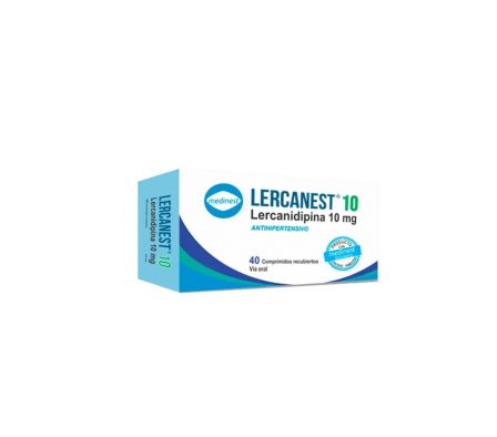 LERCANEST 10MG CAJA X 40 COMP