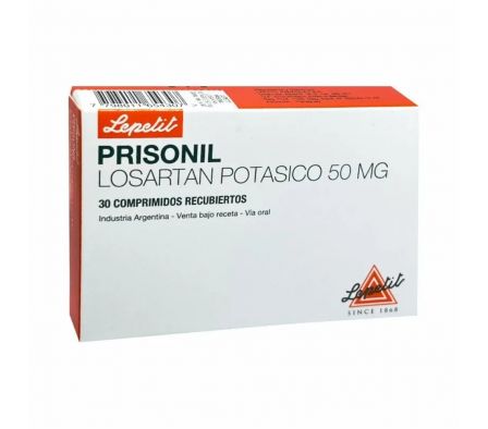 PRISONIL 50 MG CAJA X 30 COMPRIMIDOS