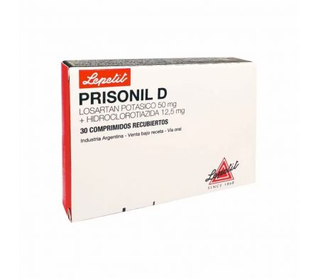 PRISONIL D 5012.5 MG CAJA X 30 COMPRIMIDOS