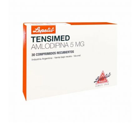 TENSIMED 5 MG CAJA X 30 COMPRIMIDOS