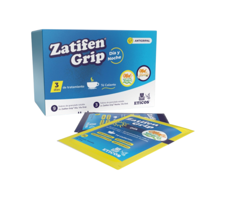 ZATIFEN GRIP TE CALENTE DIA/NOCHE CAJA X 12 SOBRES
