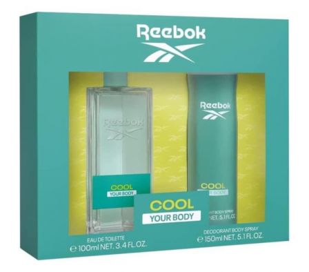 REEBOK COOL YOUR BODY SET (EDT100ML+BODY150ML) FEM-100ML