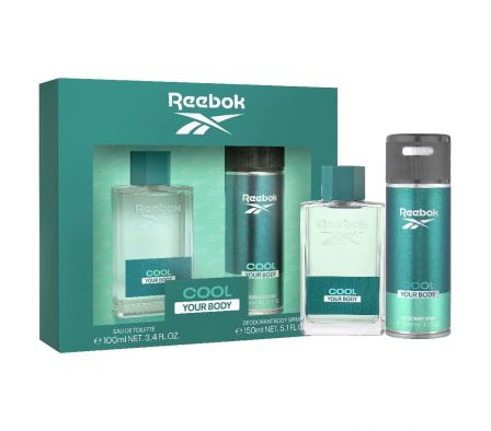 REEBOK COOL YOUR BODY SET (EDT100ML+BODY150ML) MAS-100ML