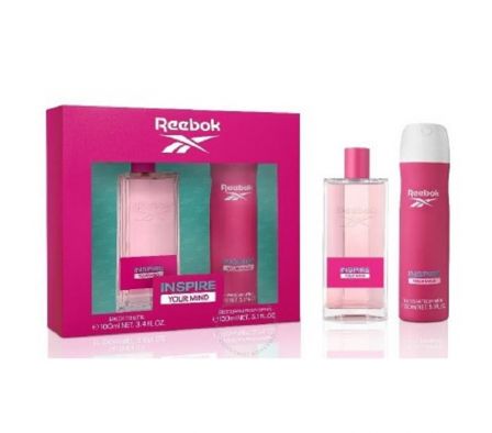 REEBOK INSPIRE YOUR MIND SET (EDT100ML+BODY150ML) FEM-100ML
