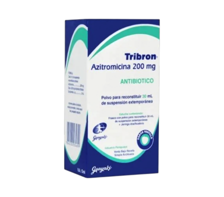 TRIBRON 200 MG SUSPENSION FRASCO X 50 ML