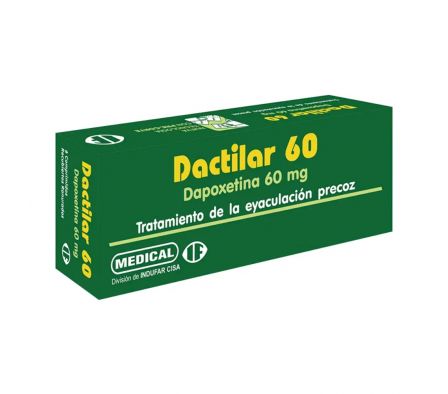 DACTILAR 60 MG CAJA X 6 COMPRIMIDOS