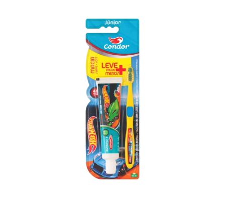 kit gel+cepillo dental jr ref-8160-0 hw c/18