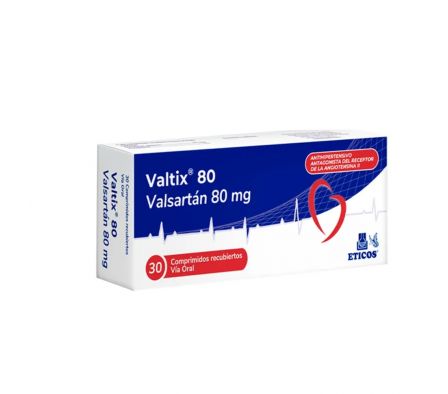 VALTIX 80 MG CAJA X 30 COMP REC