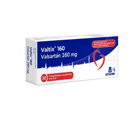 VALTIX 160 MG CAJA X 30 COMP REC