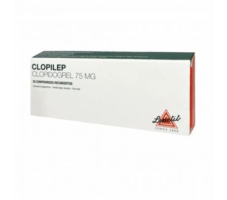 CLOPILEP 75 MG CAJA X 30 COMPRIMIDOS
