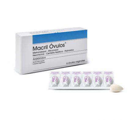 MACRIL OVULOS CAJA X 6 UNIDADES