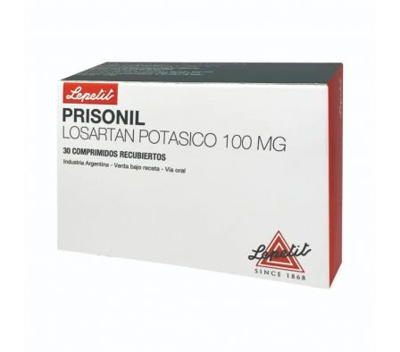 PRISONIL 100 MG CAJA X 30 COMPRIMIDOS