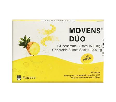 MOVENS DUO CAJA X 30 SOBRES SABOR PIÑA