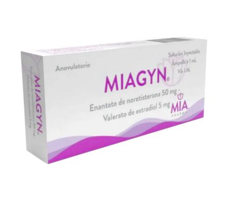MIAGYN SOL. INY. 1 FCO.. AMP X 1ML