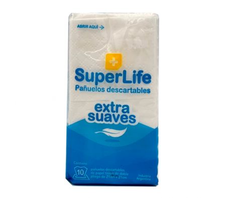 SUPERLIFE PANUELITO DESECHA X 10 UNI
