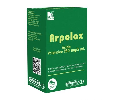 ARPOLAX 250 MG FRASCO X 120 ML