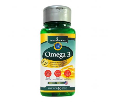 INNOVANATURALS OMEGA 3  (60 CAPSULAS)