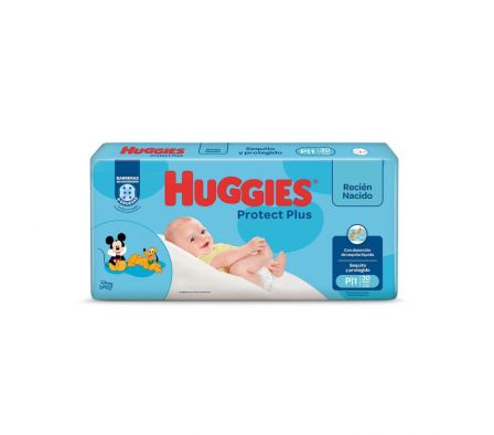 HUGGIES PANAL PROT PLUS P  MEGA 6X30