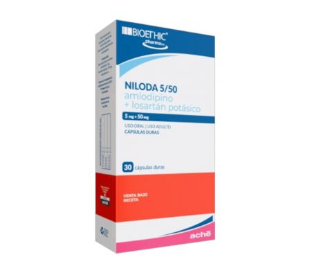 NILODA 5/50 MG X 30 CAPS