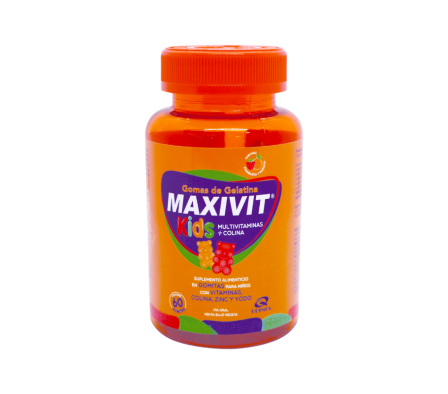 MAXIVIT KIDS FRASCO X 60 GOMITAS DE GELATINA