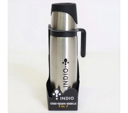 INDIO MATE 3 EN 1 1LT PLATA CON ROSA