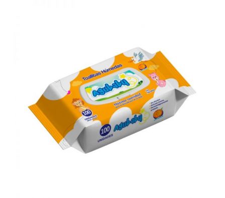 AGUBABY TOALLITA HUMEDA CALENDULA 100 UNIDADES