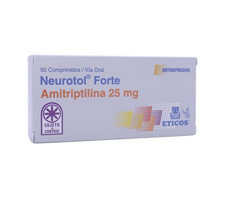 NEUROTOL FORTE 25MG TABL. CAJA X 50
