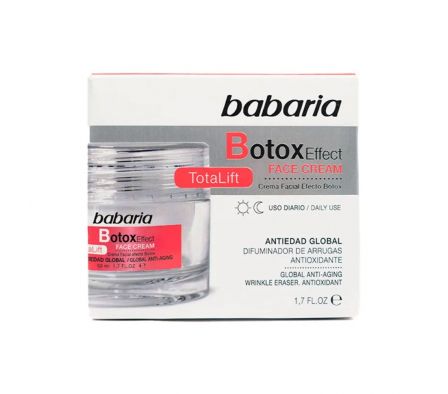 BABARIA CREMA FACIAL EFECTO BOTOX 50 ML