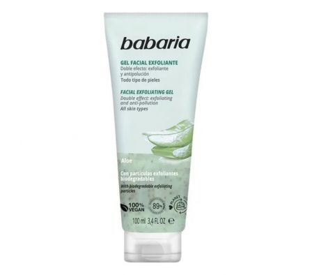 BABARIA GEL FACIAL EXFOLIANTE CON ALOE VERA 100 ML
