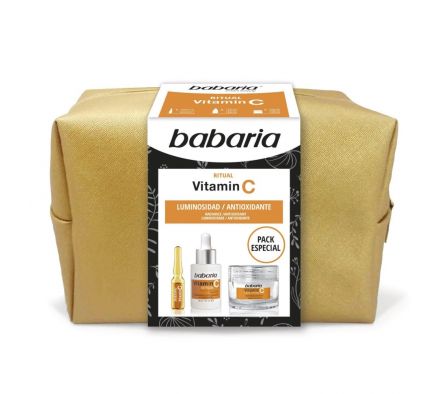 BABARIA SET NECESER RITUAL VIT C LUMINOSIDAD ANTIOX