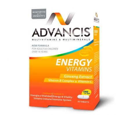 ADVANCIS ENERGY VITAMINS CAJA X 30 TABL