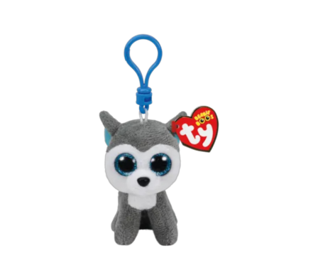 TY BEANIE BOOS CLIPS PERRO SIBERIANO