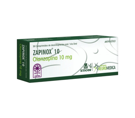 ZAPINOX 10 MG CAJA X 30 COMPRIMIDOS
